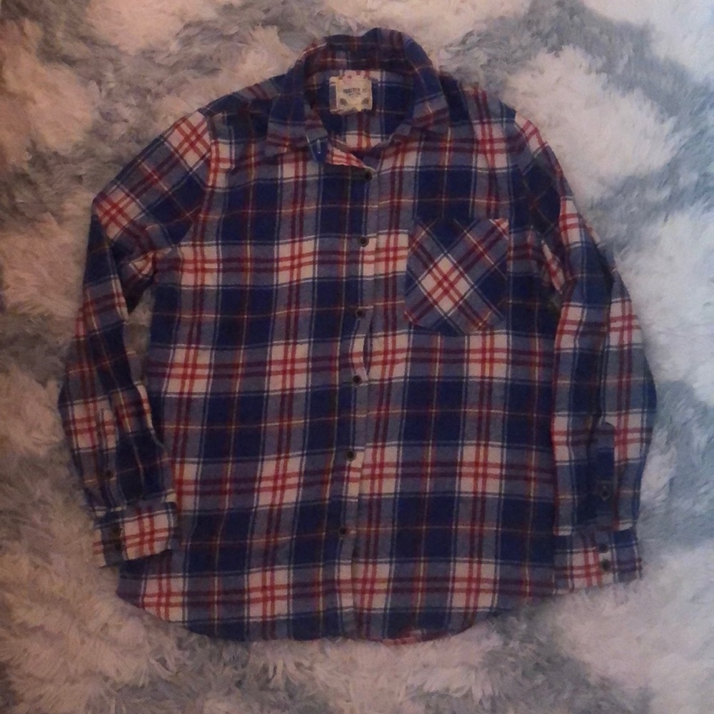 Forever 21 Plaid Button Up Shirt